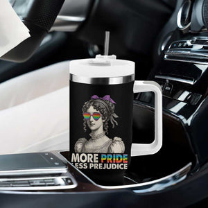 More Pride Less Prejudice Tumbler With Handle LGBTQ Proud Ally Pride Month TS10 Print Your Wear