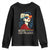 More Pride Less Prejudice Youth Sweatshirt Retro Pride Month LGBTQ Feminist TS02 Black Print Your Wear