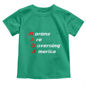 Morons Are Governing America Toddler T Shirt TS10 Irish Green Print Your Wear