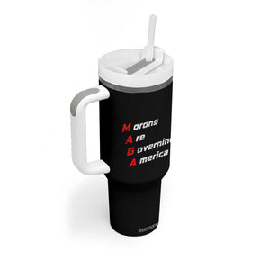 Morons Are Governing America Tumbler With Handle TS10 Print Your Wear
