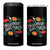 Motherhood Grace And Grit 4 in 1 Can Cooler Tumbler Boho Floral Mother's Day TS11 One Size: 16 oz Black Print Your Wear
