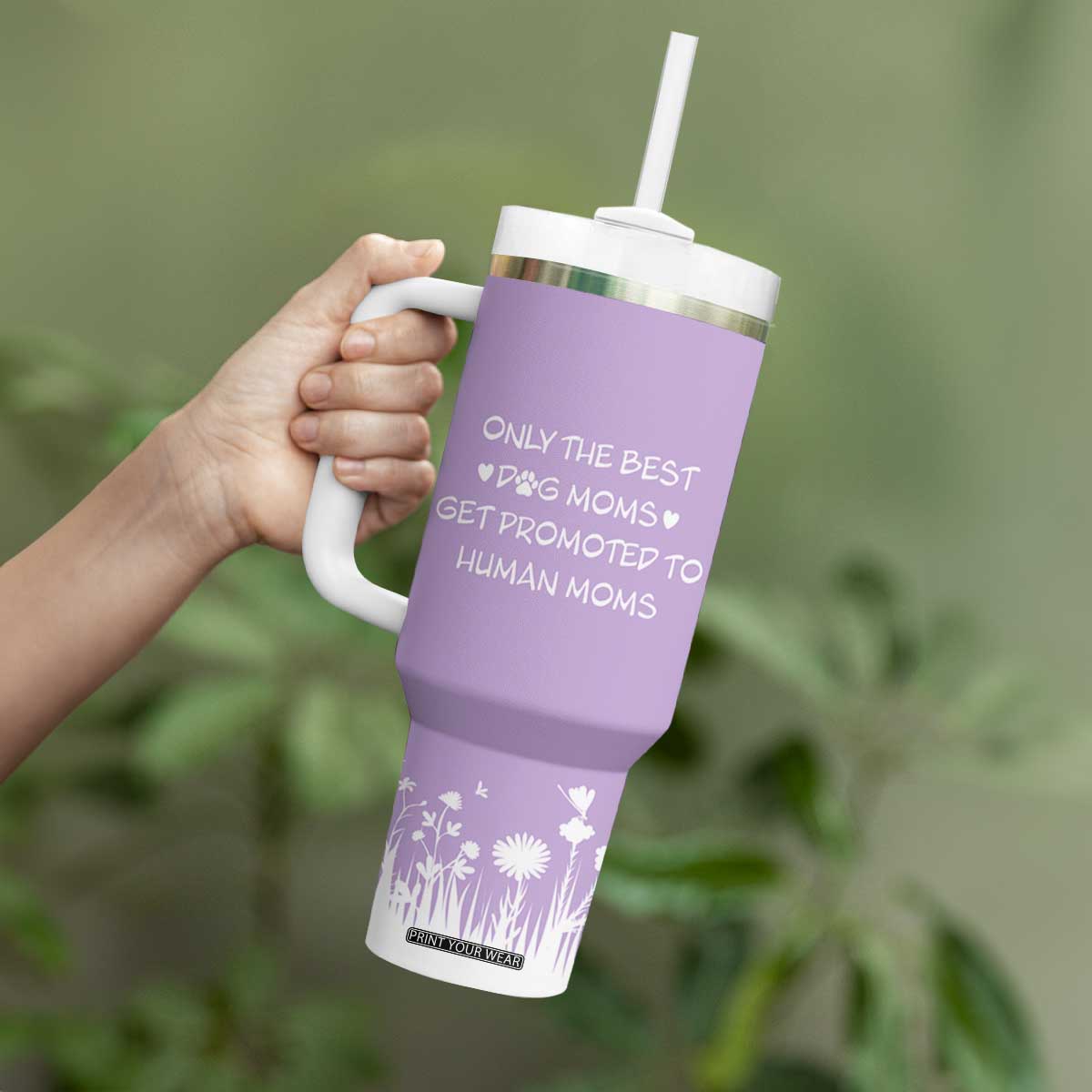 Mothers Day First Time Mom Gift Tumbler With Handle Gender Reveal Pregnancy Gift for Expecting Mom TB10 Print Your Wear