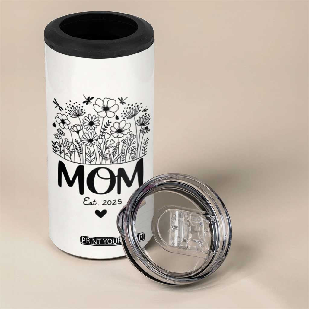 Mothers Day Gifts For New Mom 2025 4 in 1 Can Cooler Tumbler First Time Mom Pregnant Mommy Expecting Mother TB10 Print Your Wear