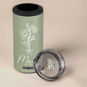 Mothers Day Gifts For New Mom 2025 4 in 1 Can Cooler Tumbler Flower First Time Mom Gift TB10 Print Your Wear