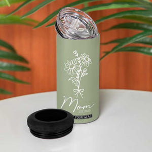 Mothers Day Gifts For New Mom 2025 4 in 1 Can Cooler Tumbler Flower First Time Mom Gift TB10 Print Your Wear