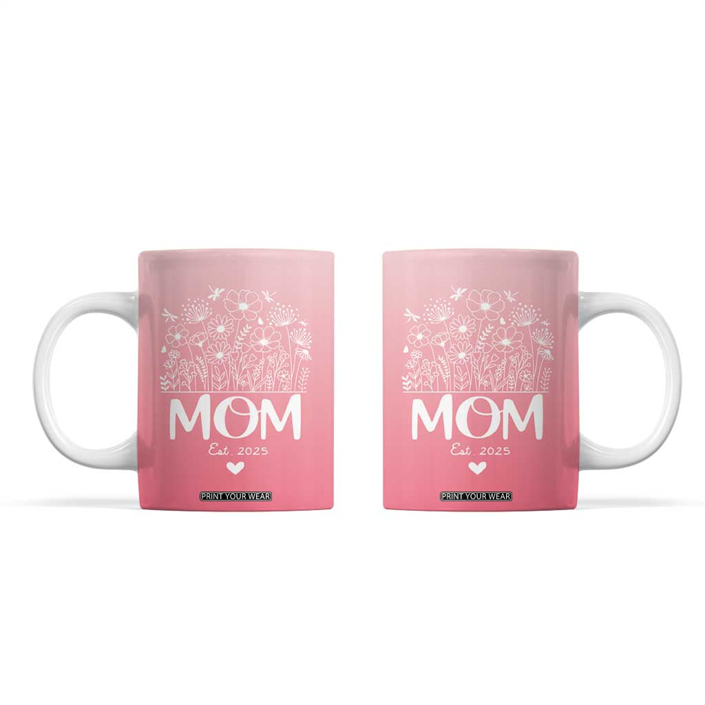 Mothers Day Gifts For New Mom 2025 Coffee Mug First Time Mom Pregnant Mommy Expecting Mother Pink TB10 Misty Pink Print Your Wear