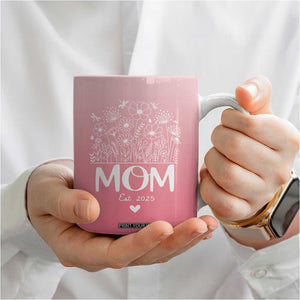 Mothers Day Gifts For New Mom 2025 Coffee Mug First Time Mom Pregnant Mommy Expecting Mother Pink TB10 Print Your Wear