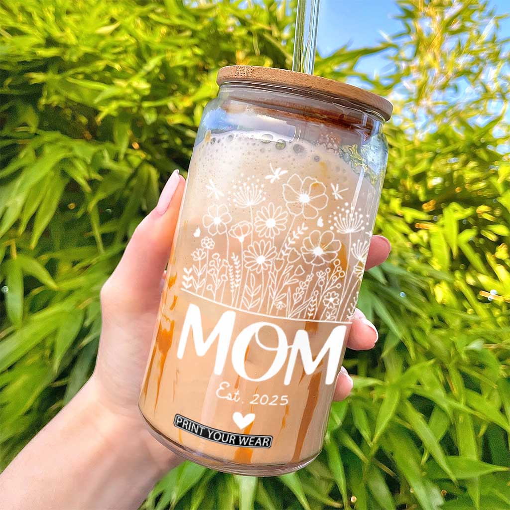 Mothers Day Gifts For New Mom 2025 Glass Can First Time Mom Pregnant Mommy Expecting Mother TB10 Print Your Wear
