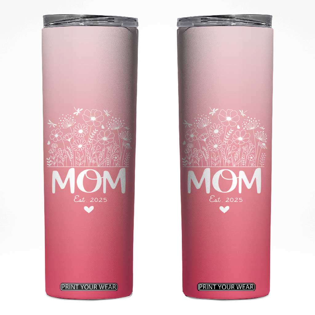 Mothers Day Gifts For New Mom 2025 Skinny Tumbler First Time Mom Pregnant Mommy Expecting Mother Pink TB10 Misty Pink Print Your Wear