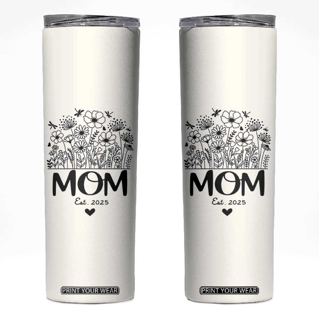 Mothers Day Gifts For New Mom 2025 Skinny Tumbler First Time Mom Pregnant Mommy Expecting Mother TB10 Cream Print Your Wear