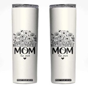 Mothers Day Gifts For New Mom 2025 Skinny Tumbler First Time Mom Pregnant Mommy Expecting Mother TB10 Cream Print Your Wear