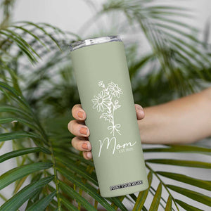 Mothers Day Gifts For New Mom 2025 Skinny Tumbler Flower First Time Mom Gift TB10 Print Your Wear