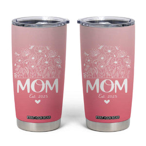 Mothers Day Gifts For New Mom 2025 Tumbler Cup First Time Mom Pregnant Mommy Expecting Mother Pink TB10 Misty Pink Print Your Wear