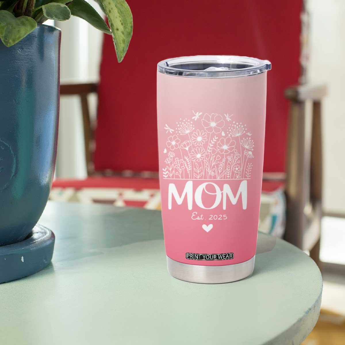 Mothers Day Gifts For New Mom 2025 Tumbler Cup First Time Mom Pregnant Mommy Expecting Mother Pink TB10 Print Your Wear