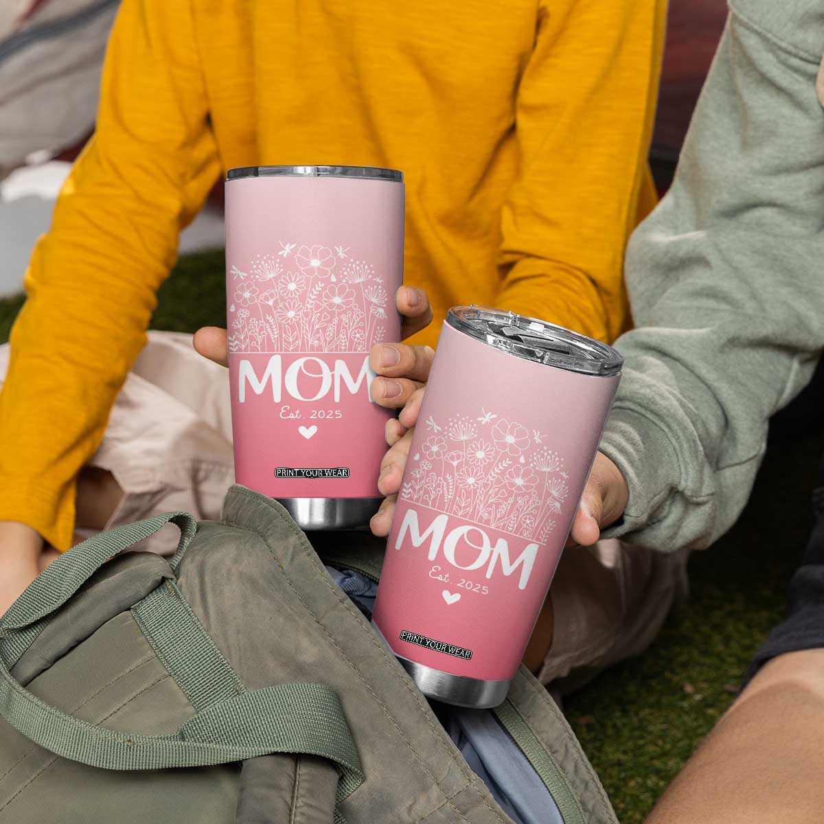 Mothers Day Gifts For New Mom 2025 Tumbler Cup First Time Mom Pregnant Mommy Expecting Mother Pink TB10 Print Your Wear