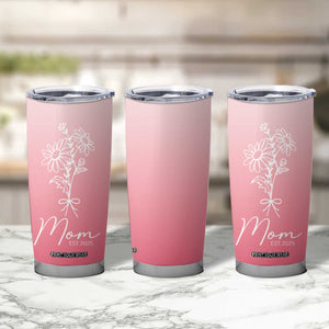 Mothers Day Gifts For New Mom 2025 Tumbler Cup Flower First Time Mom Gift Pink TB10 Print Your Wear