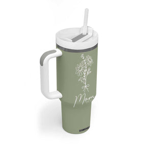 Mothers Day Gifts For New Mom 2025 Tumbler With Handle Flower First Time Mom Gift TB10 Print Your Wear