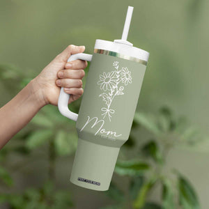 Mothers Day Gifts For New Mom 2025 Tumbler With Handle Flower First Time Mom Gift TB10 Print Your Wear