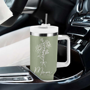 Mothers Day Gifts For New Mom 2025 Tumbler With Handle Flower First Time Mom Gift TB10 Print Your Wear