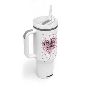 Mothers Day Gifts for Mom Tumbler With Handle Home is Where Mom Is TB10 Print Your Wear