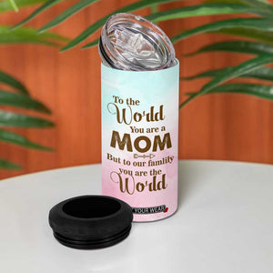 Mothers Day Mom Gifts 4 in 1 Can Cooler Tumbler Home is Where Mom Is TB10 Print Your Wear