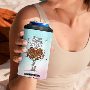 Mothers Day Mom Gifts 4 in 1 Can Cooler Tumbler Home is Where Mom Is TB10 Print Your Wear