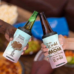Mothers Day Mom Gifts 4 in 1 Can Cooler Tumbler Home is Where Mom Is TB10 Print Your Wear