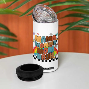 Mothers Day Mom Gifts 4 in 1 Can Cooler Tumbler Mama Mommy Mom Bruh TB10 Print Your Wear