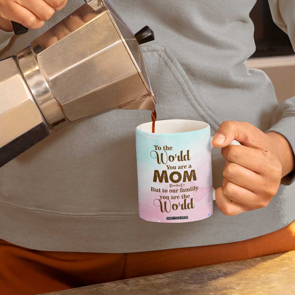 Mothers Day Mom Gifts Coffee Mug Home is Where Mom Is TB10 Print Your Wear