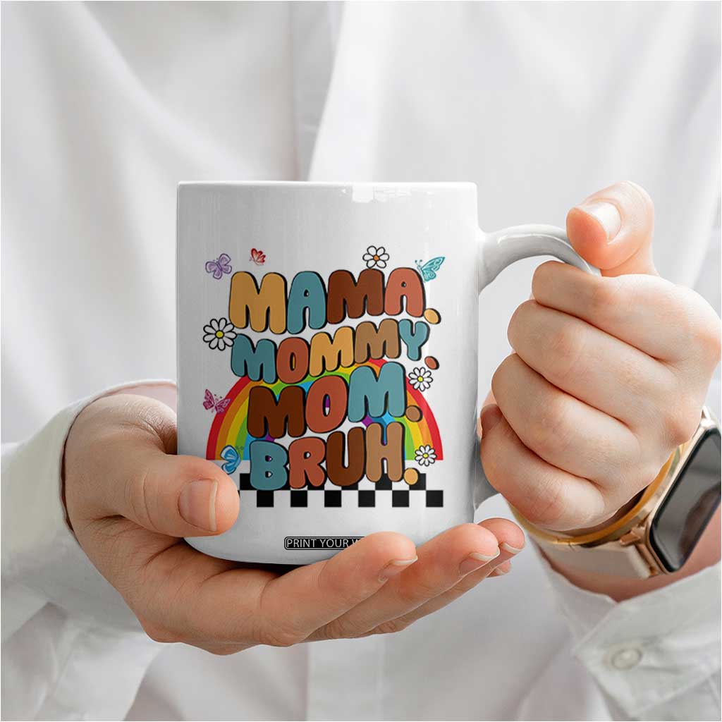 Mothers Day Mom Gifts Coffee Mug Mama Mommy Mom Bruh TB10 Print Your Wear