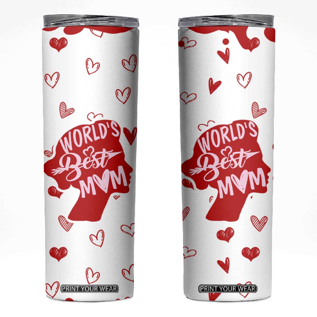 Mothers Day Mom Gifts Skinny Tumbler Best Mom Ever TB10 White Print Your Wear