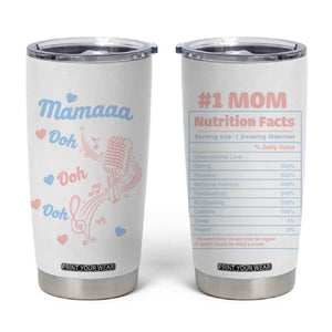 Mothers Day Mom Gifts Tumbler Cup For New Mother Bonus Mama Pregnant Mama TB10 White Print Your Wear