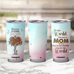 Mothers Day Mom Gifts Tumbler Cup Home is Where Mom Is TB10 Print Your Wear