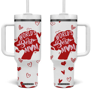 Mothers Day Mom Gifts Tumbler With Handle Best Mom Ever TB10 One Size: 40 oz White Print Your Wear