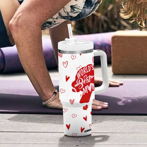 Mothers Day Mom Gifts Tumbler With Handle Best Mom Ever TB10 Print Your Wear