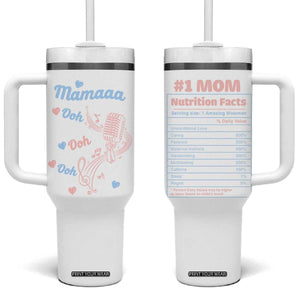 Mothers Day Mom Gifts Tumbler With Handle For New Mother Bonus Mama Pregnant Mama TB10 One Size: 40 oz White Print Your Wear