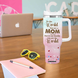 Mothers Day Mom Gifts Tumbler With Handle Home is Where Mom Is TB10 Print Your Wear