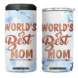 Mothers Gift 4 in 1 Can Cooler Tumbler Funny World's Best Mom Gifts from Daughter Son TB10 One Size: 16 oz Blue Print Your Wear