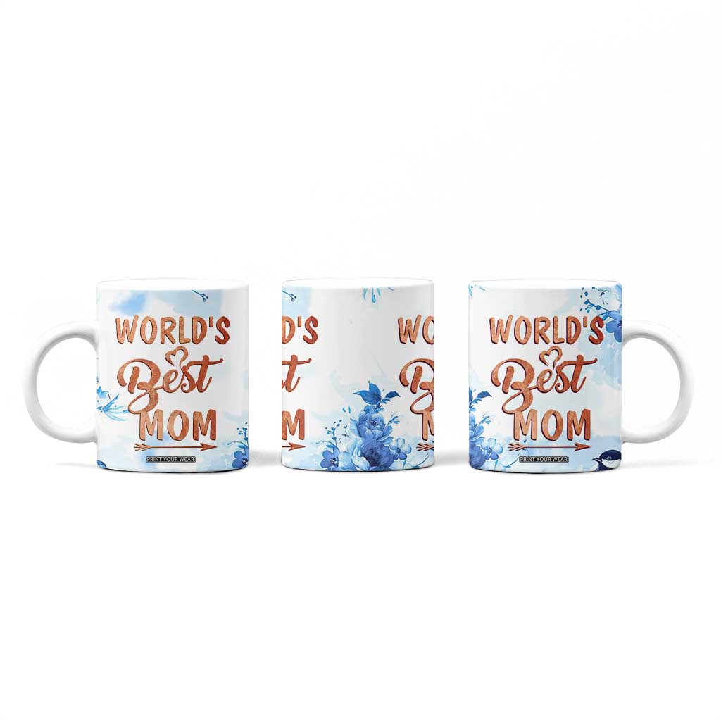 Mothers Gift Coffee Mug Funny World's Best Mom Gifts from Daughter Son TB10 Print Your Wear