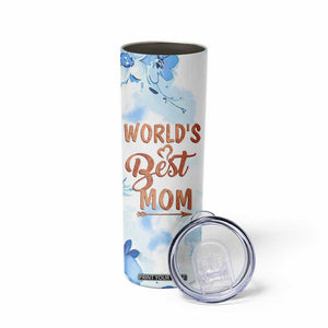 Mothers Gift Skinny Tumbler Funny World's Best Mom Gifts from Daughter Son TB10 Print Your Wear