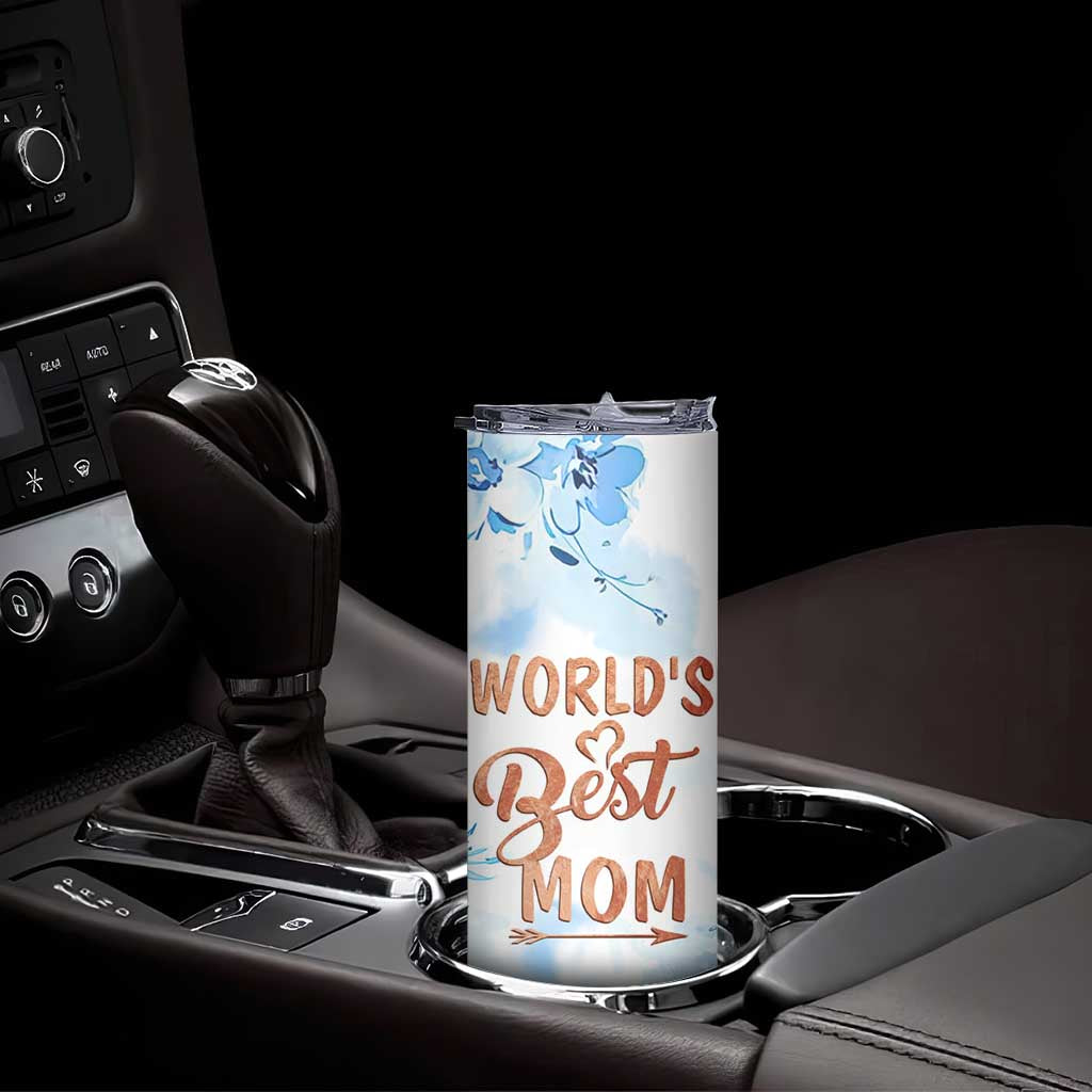 Mothers Gift Skinny Tumbler Funny World's Best Mom Gifts from Daughter Son TB10 Print Your Wear