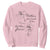Mothers Plant Seeds Of Love That Bloom Forever Sweatshirt Mother's Day TS11 Light Pink Print Your Wear