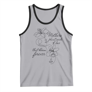 Mothers Plant Seeds Of Love That Bloom Forever Tank Top Mother's Day TS11 Athletic Heather Black Print Your Wear