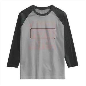 My Favorite People Call Me Grandpa Raglan Shirt Retro Father's Day Grandpa Gift TS10 Sport Gray Black Print Your Wear