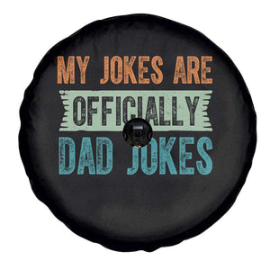 My Jokes Are Officially Dad Jokes Spare Tire Cover Funny New Dad First Fathers Day TS10 Print Your Wear