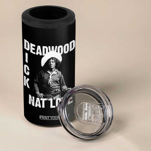 Nat Love 4 in 1 Can Cooler Tumbler Deadwood Dick Black Cowboy Western Legend Vintage TS02 Print Your Wear