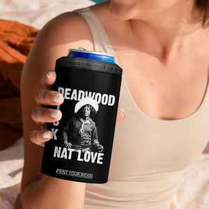 Nat Love 4 in 1 Can Cooler Tumbler Deadwood Dick Black Cowboy Western Legend Vintage TS02 Print Your Wear