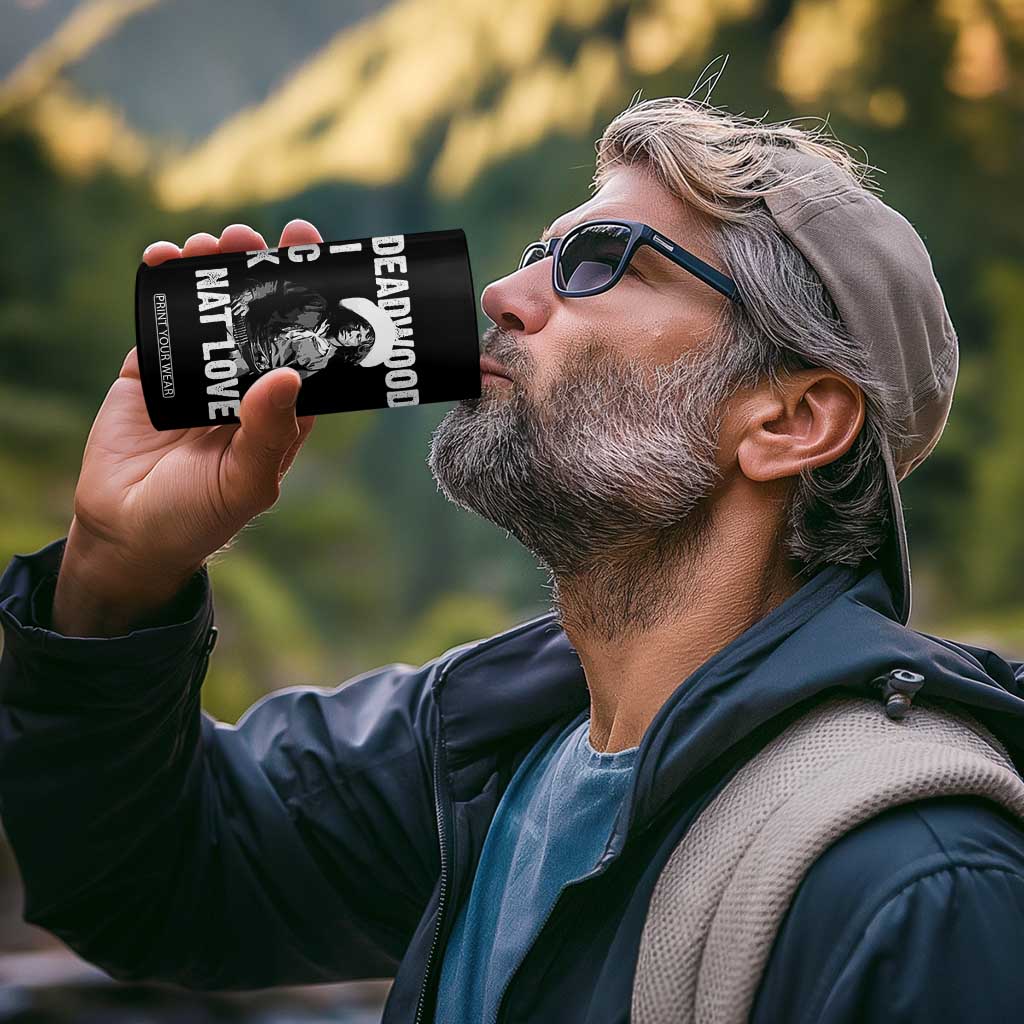 Nat Love 4 in 1 Can Cooler Tumbler Deadwood Dick Black Cowboy Western Legend Vintage TS02 Print Your Wear