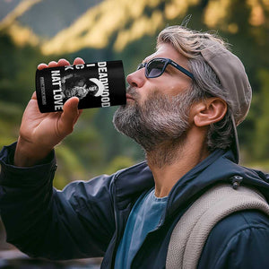 Nat Love 4 in 1 Can Cooler Tumbler Deadwood Dick Black Cowboy Western Legend Vintage TS02 Print Your Wear