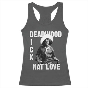 Nat Love Racerback Tank Top Deadwood Dick Black Cowboy Western Legend Vintage TS02 Dark Heather Print Your Wear